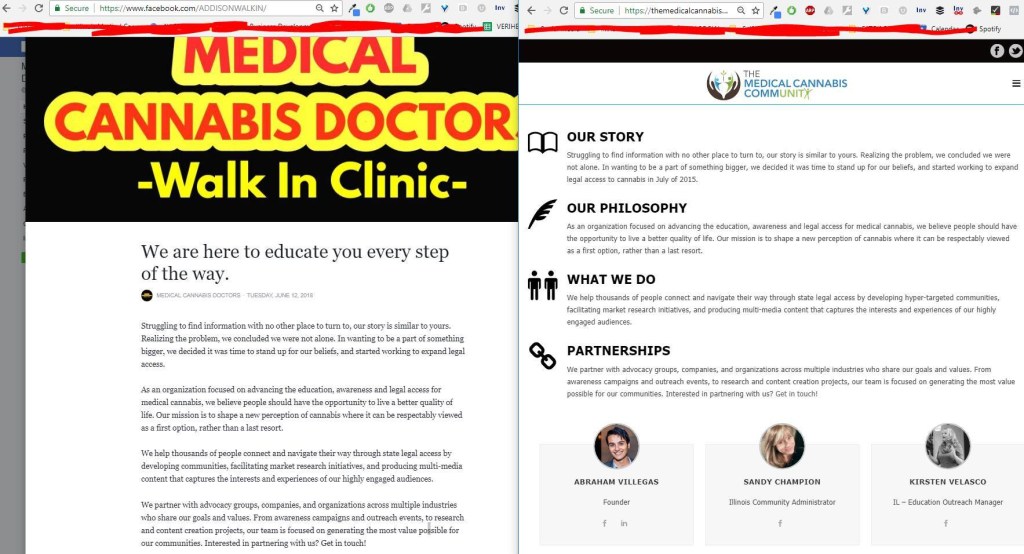 WeedPress First Broke This Story. CBS2 Chicago Picked It Up Calling It “False Promises” In the Medical Marijuana Industry. We Did A Good Work But Facebook Banned Us For Linking The CBS Chicago Article.&nbsp;Conclusion?