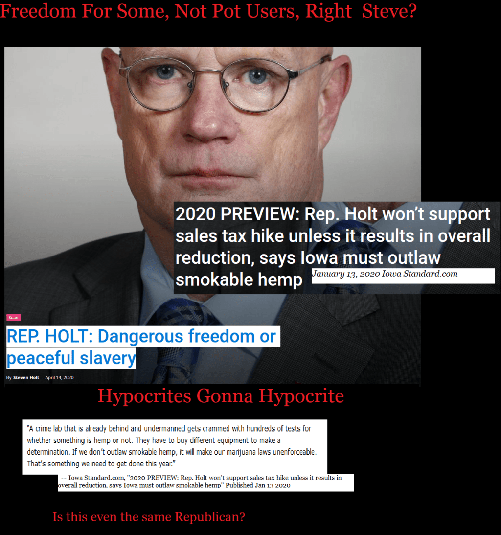 Rep. Steven Holt “Deeply Disturbed” About Curtailing Liberties…Except For Hemp&nbsp;Smoking