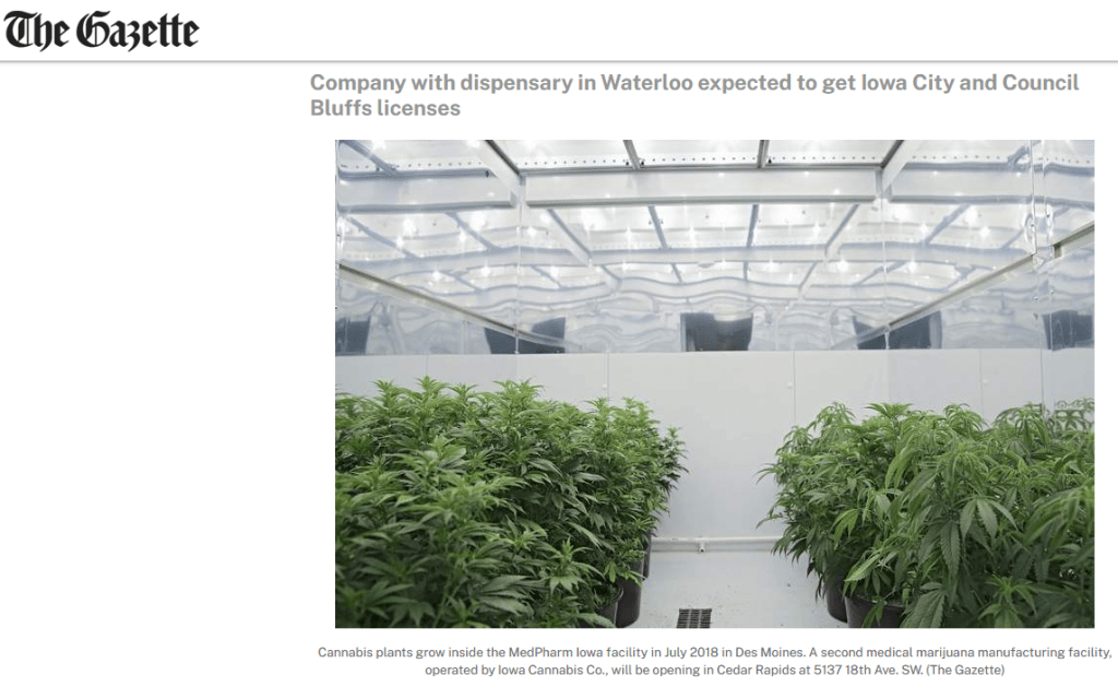 Medical marijuana manufacturing plant to open on 18th Avenue SW in Cedar&nbsp;Rapids