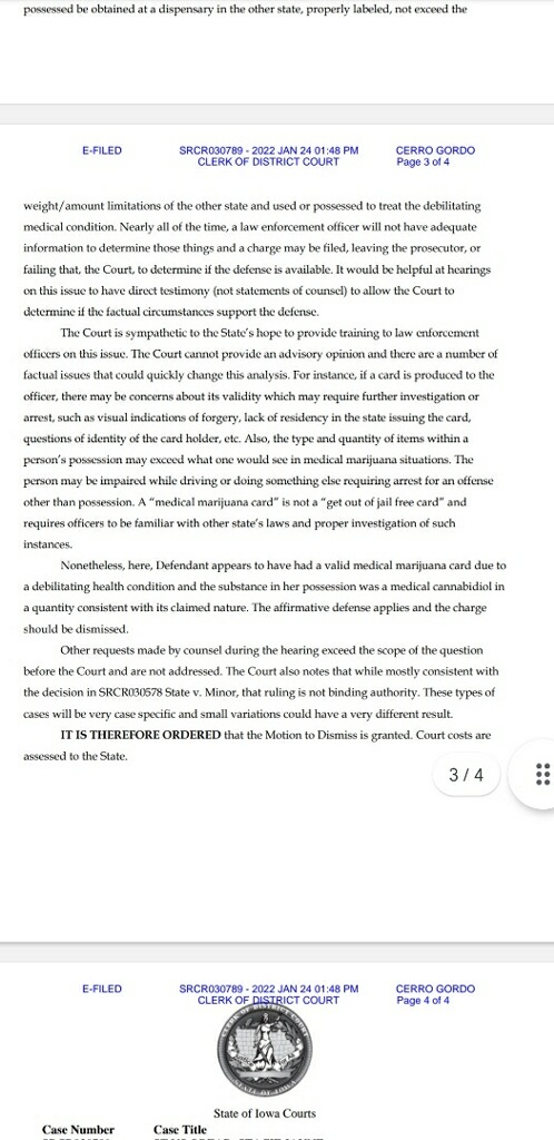 Iowa Lawmakers Shoddy Reforms Legalized Marijuana Flower, Says Iowa Court For Second Time This&nbsp;Year