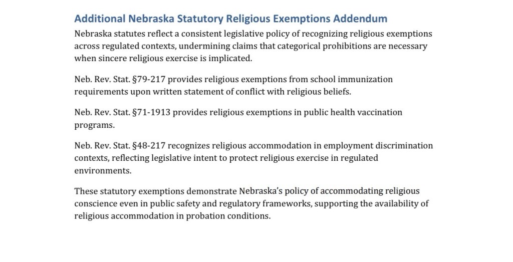 Two Religious Cannabis Cases Now Proceeding in&nbsp;Nebraska