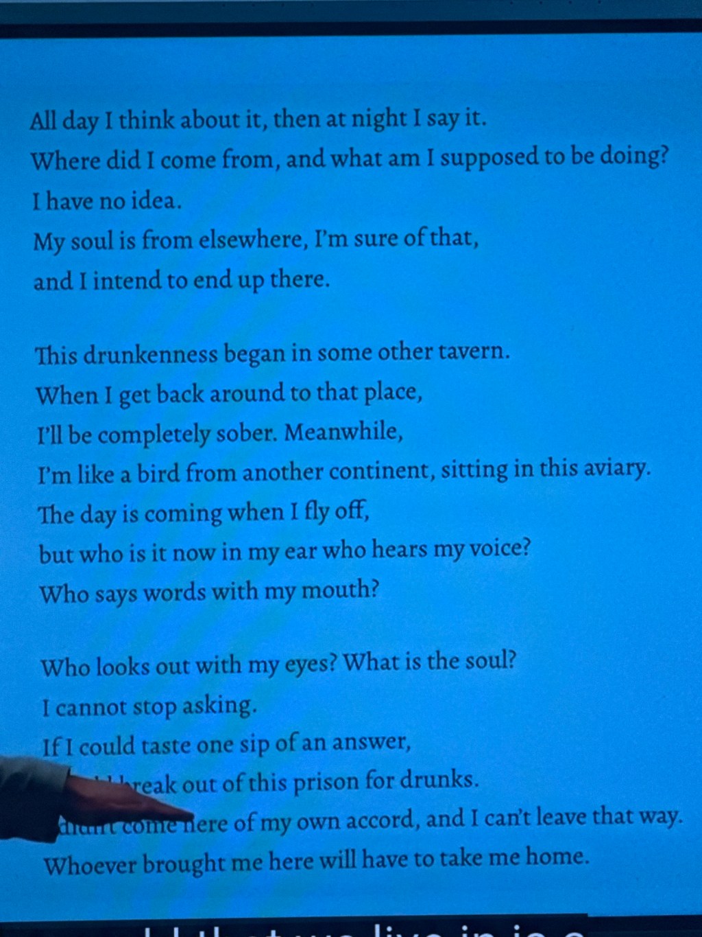 Rumi: Prison For&nbsp;Drunks