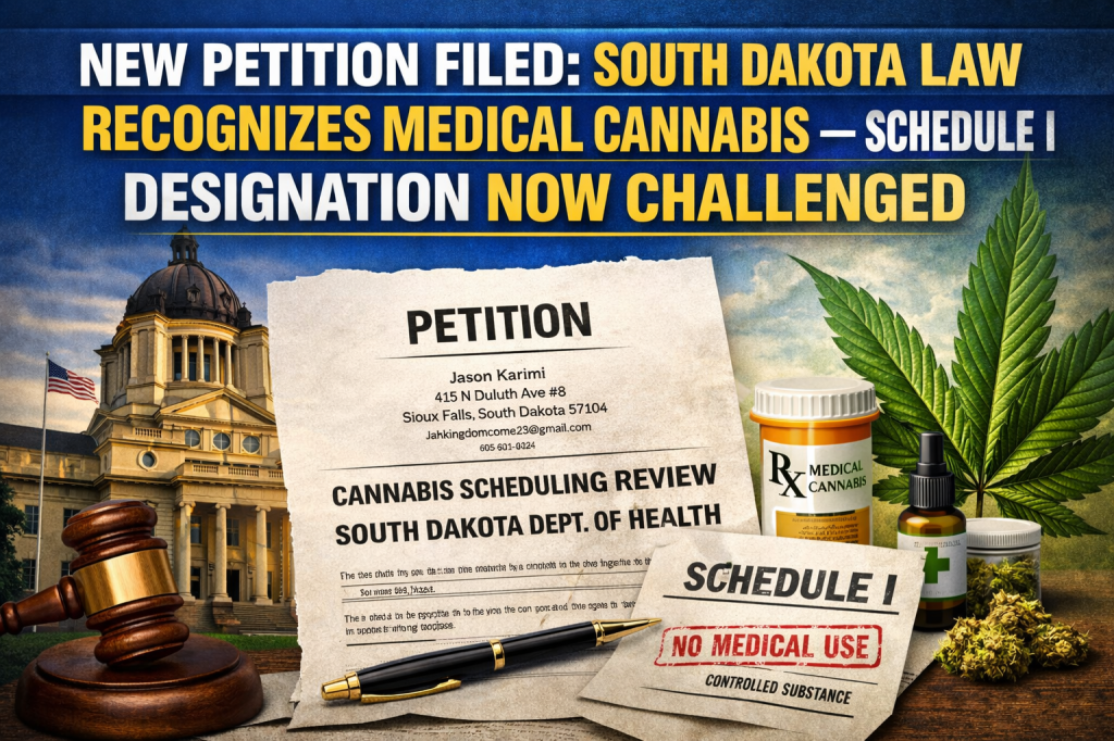 Petition: South Dakota Law Now Makes Schedule I Cannabis Classification Legally&nbsp;Impossible