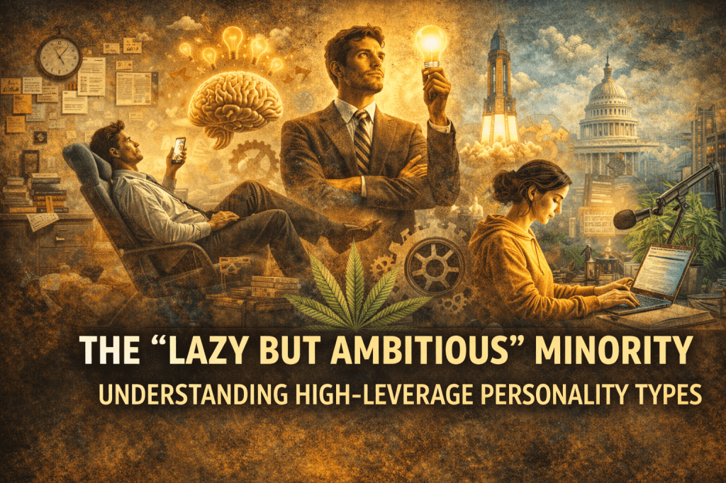 The “Lazy but Ambitious” Minority: Why 15–20% of People Are Wired Differently — and How That Can Be a Strength