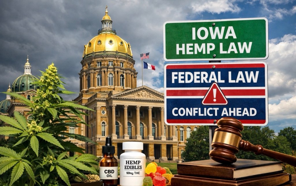 Iowa’s Chapter 204 Hemp Framework Is Headed for a Federal Collision — and the Legislature Needs to Fix&nbsp;It