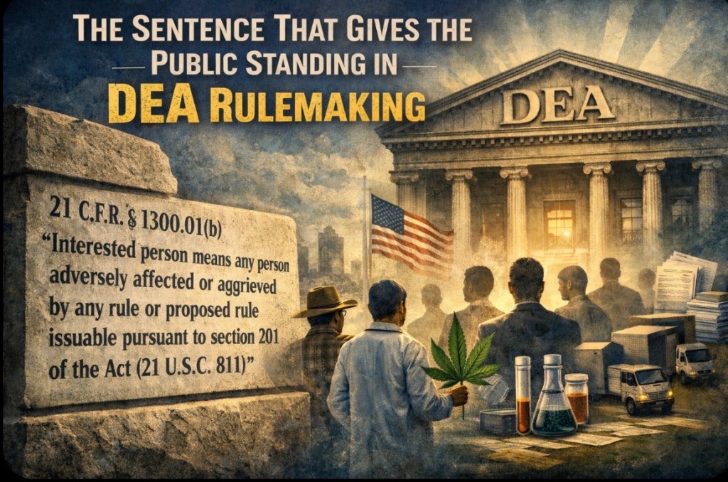 The Master Definition That Quietly Gave the Public Standing Against the&nbsp;DEA