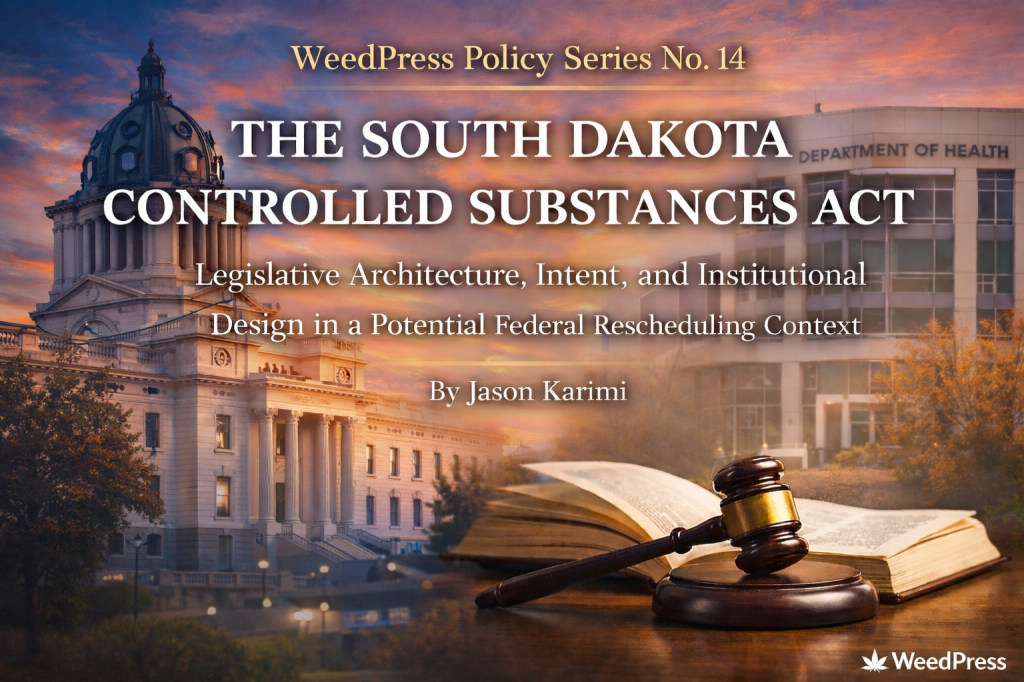 No. 14 – The South Dakota Controlled Substances Act: Legislative Architecture, Intent, and Institutional Design in a Potential Federal Rescheduling&nbsp;Context