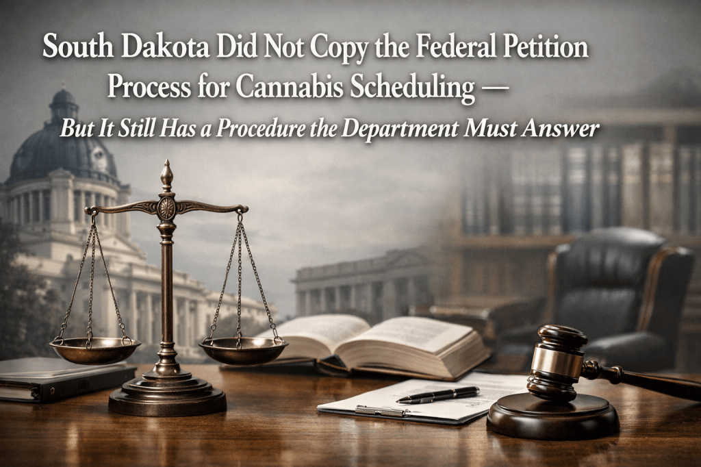 South Dakota’s Cannabis Scheduling Petition Process Does Not Mirror Federal Law — But It Is Still a Formal&nbsp;Process