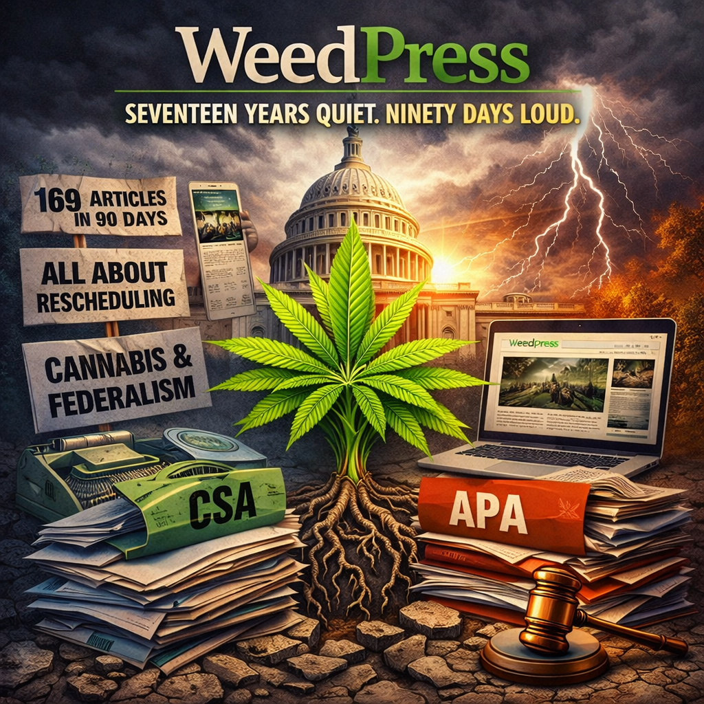 Schedule 3 Opened. The Record Was Ready With&nbsp;WeedPress.