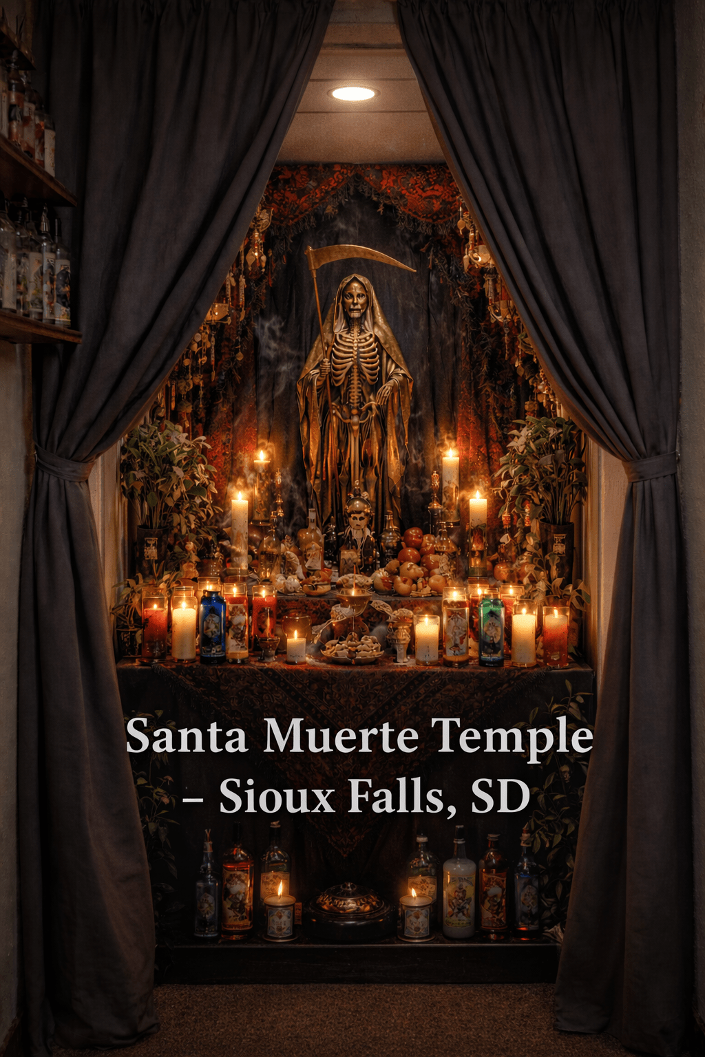 Exclusive: Secret Santa Muerte Altar in Sioux&nbsp;Falls
