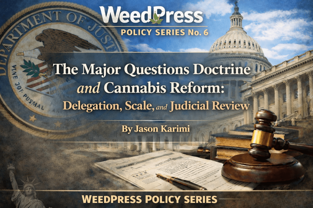 No. 6 – The Major Questions Doctrine and Cannabis Reform: Delegation, Scale, and Judicial&nbsp;Review