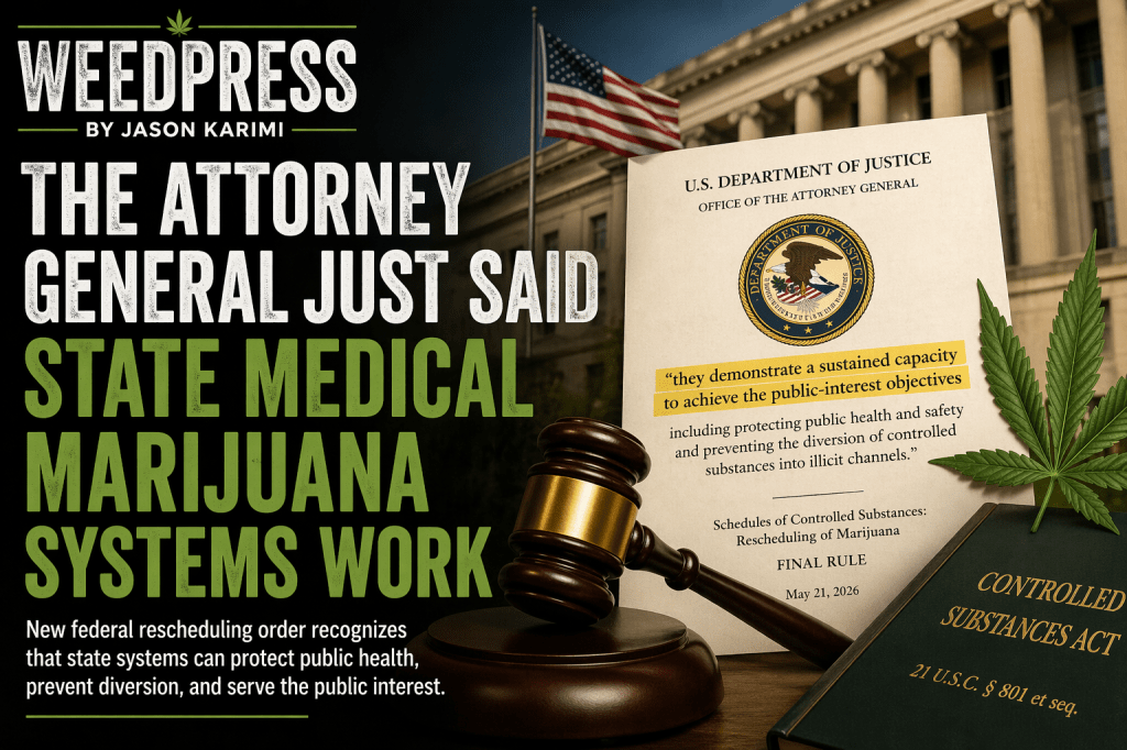The Attorney General Just Said State Medical Marijuana Systems&nbsp;Work