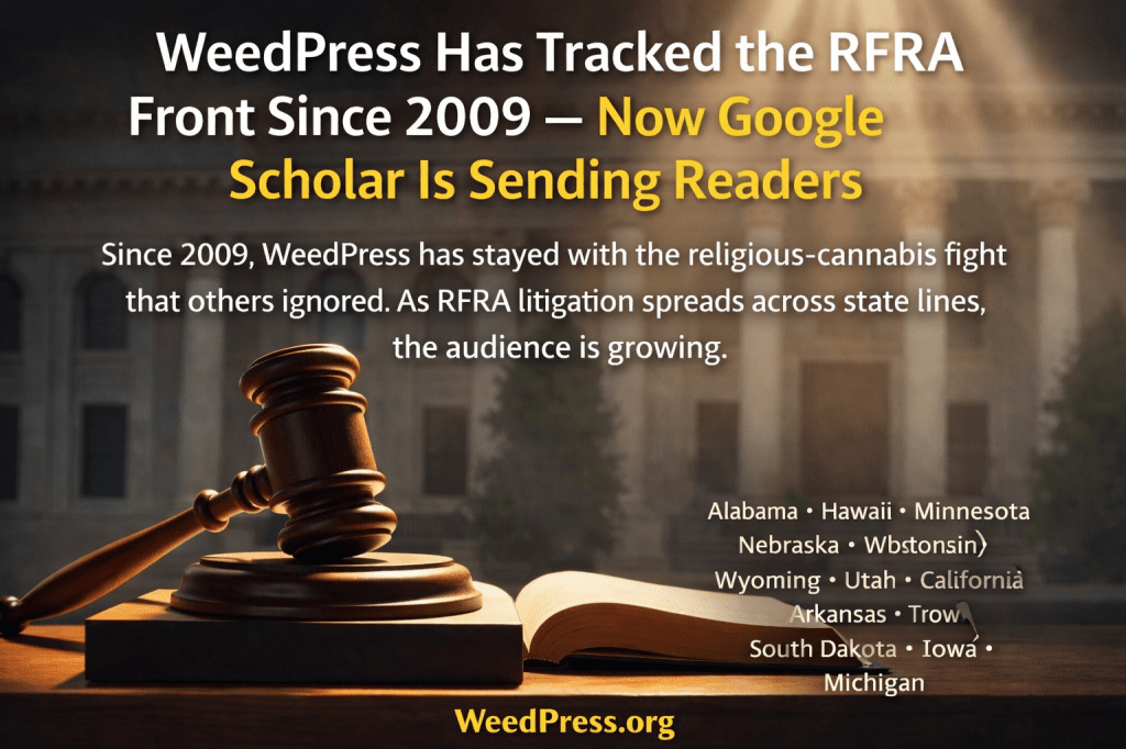 WeedPress Has Tracked the RFRA Front Since 2009 — Now Google Scholar Is Sending&nbsp;Readers