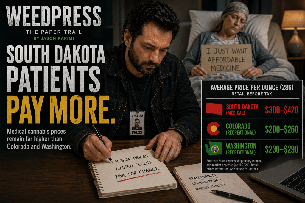 South Dakota Medical Cannabis Prices vs. Colorado and Washington: Why Patients Pay WAY More in the Mount Rushmore&nbsp;State