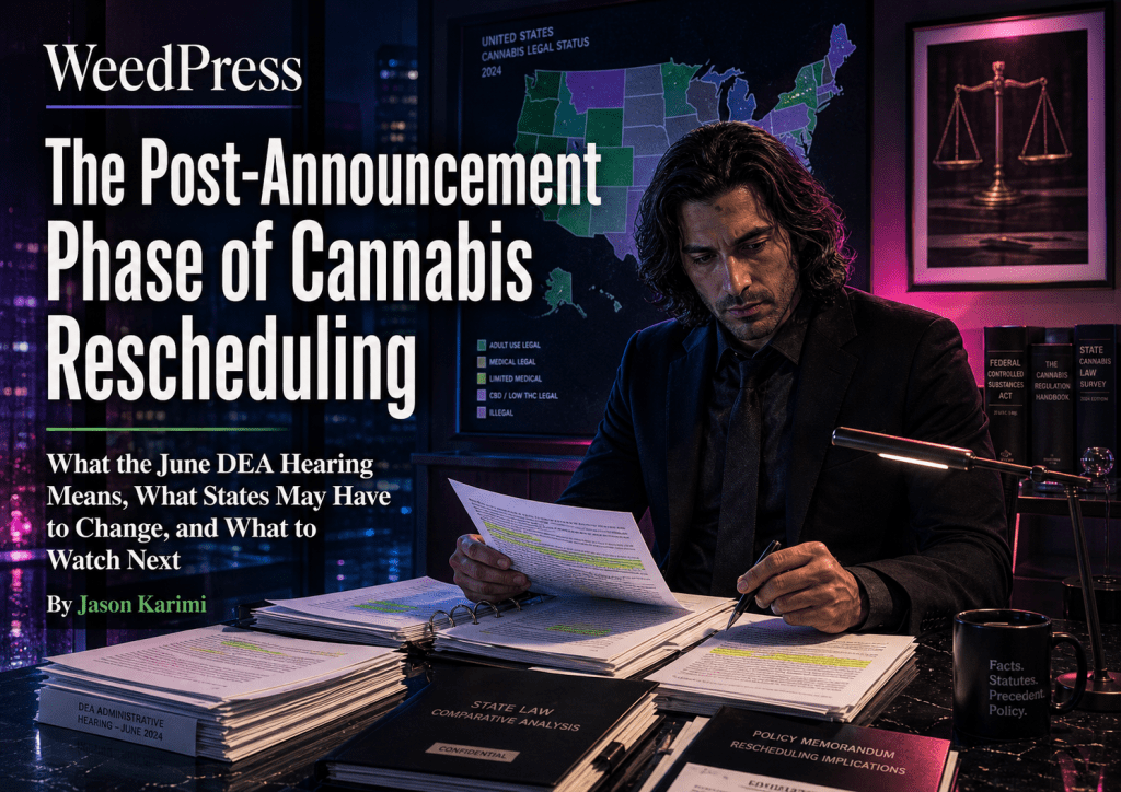 The Post-Announcement Phase of Cannabis Rescheduling: What the June DEA Hearing Means, What States May Have to Change, and What to Watch&nbsp;Next