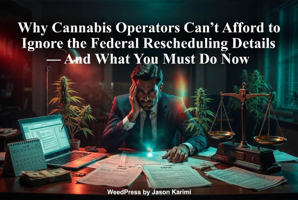 Why Cannabis Operators Can’t Afford to Ignore the Federal Rescheduling Details — And What You Must Do&nbsp;Now