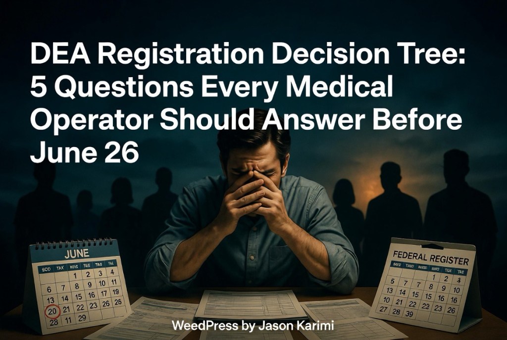 DEA Registration Decision Tree: 5 Questions Every Medical Operator Should Answer Before June&nbsp;26