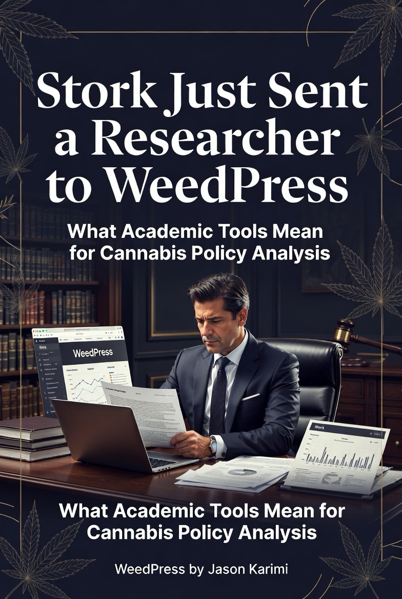 Stork Just Sent a Researcher to WeedPress: What Academic Tools Mean for Cannabis Policy&nbsp;Analysis