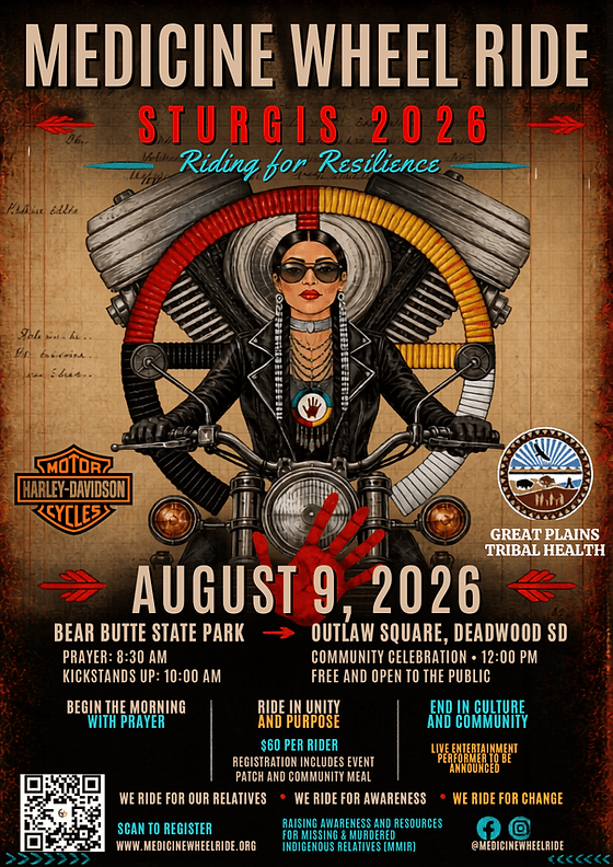 Indigenous Women’s Medicine Wheel Ride – August 9 Sturgis (Sign Up Here)
