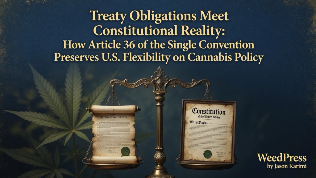 Treaty Obligations Meet Constitutional Reality: How Article 36 of the Single Convention Preserves U.S. Flexibility on Cannabis Policy