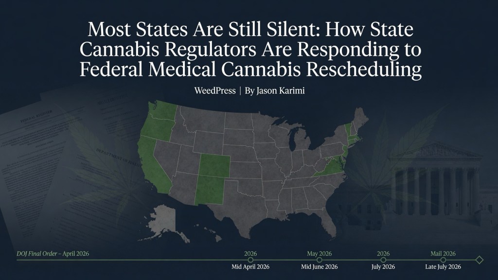 Most States Are Still Silent: How State Cannabis Regulators Are Responding to Federal Medical Cannabis&nbsp;Rescheduling