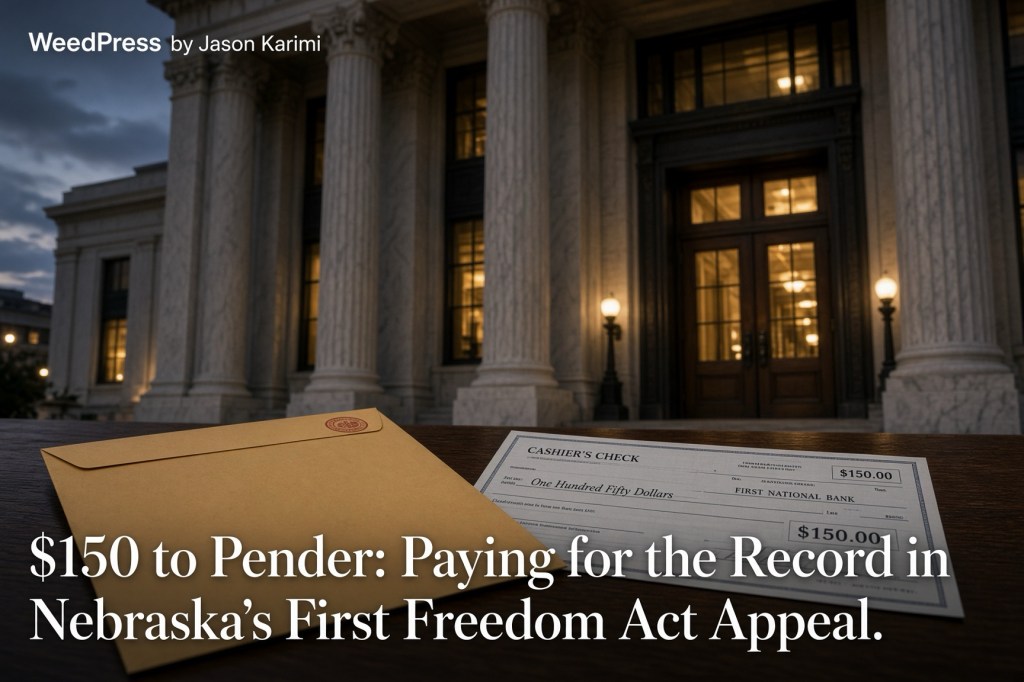 $150: Paying for the Record in Nebraska’s First Freedom Act Appeal