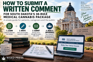 How to File a Written Comment on South Dakota’s 38-Rule Medical Cannabis&nbsp;Package