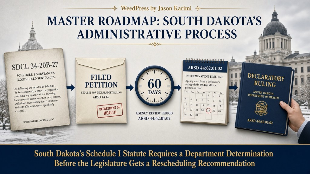 South Dakota’s Schedule I Statute Requires a Department Determination Before the Legislature Gets a Rescheduling Recommendation