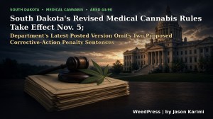 South Dakota’s Revised Medical Cannabis Rules Take Effect Nov. 5; Department’s Latest Posted Version Omits Two Proposed Corrective-Action Penalty Sentences